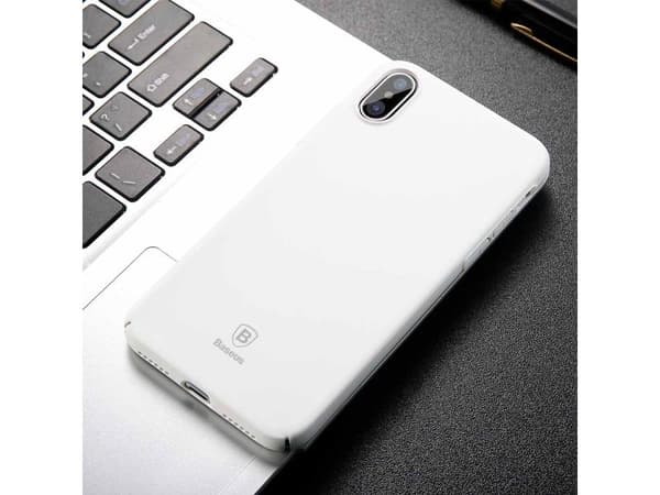 "Baseus slim kotelo iPhone X/XS - valkoinen"