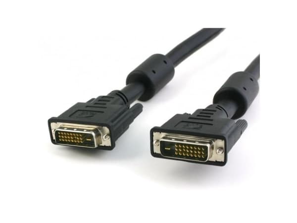 Techly 15m DVI-D, 15 m, DVI-D, DVI-D, Hankjønn, Hankjønn, Sort