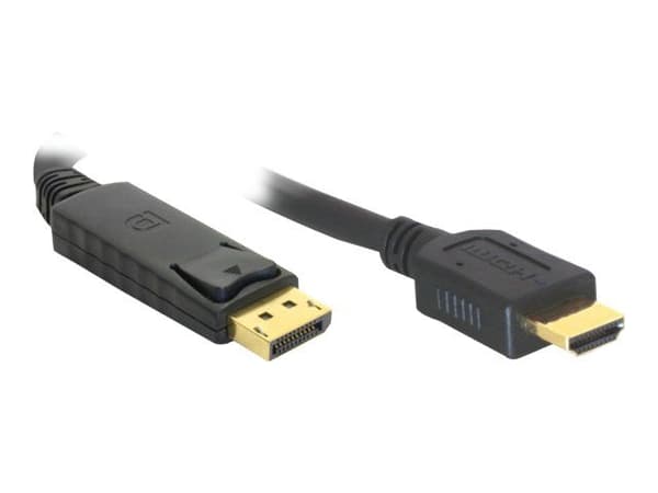 Delock - Adapterkabel - DisplayPort hann til HDMI hann