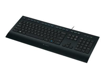 Logitech Corded K280e - Tangentbord - USB - Nordisk