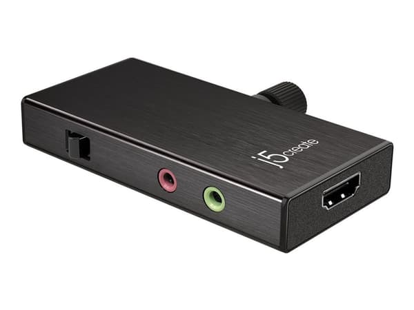 j5create JVA02-N - Videofångstadapter - USB-C 3.1 - svart