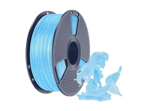 SUNLU PLA-filament (Shiny Blue)