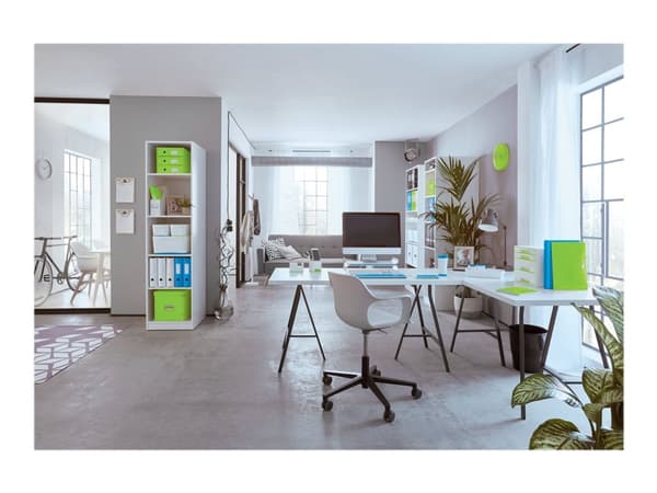Leitz MyBox - Förvaringsbox - för A5 - blå-metallic