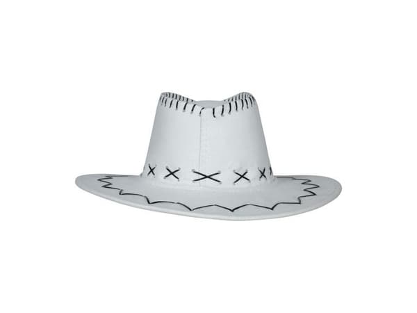 Vit cowboyhatt, barn