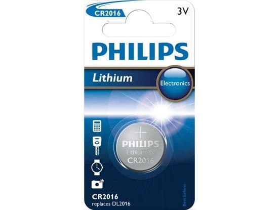 Philips CR2016 Knapcelle batteri 3V