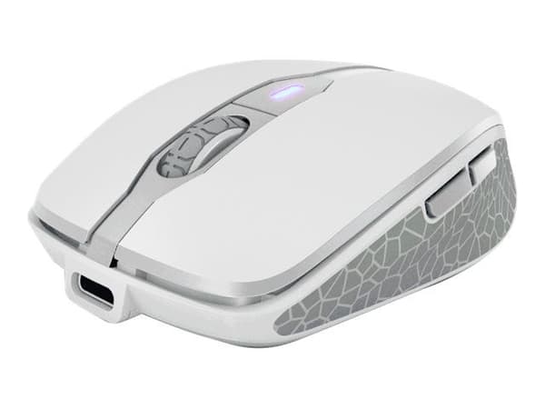 CHERRY DW 9100 SLIM, RF Wireless + Bluetooth, QWERTY, Hopea, Sisältää hiiren