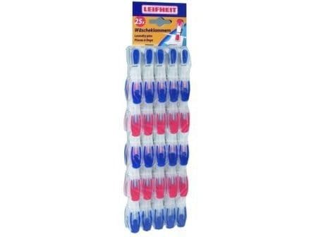 Leifheit 85660, Blå, Röd, Vit, 25 styck