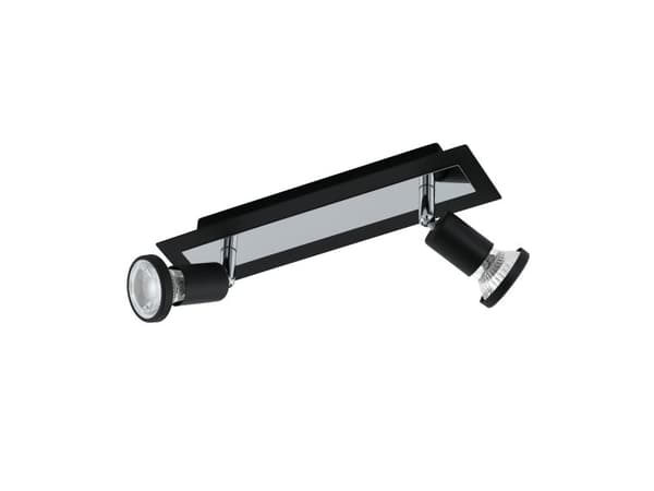 EGLO SARRIA spot 2L sort/krom