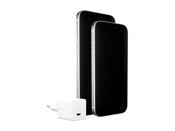 empower by PanzerGlass - Strömadapter - 30 Watt - Strömmatning 3.1 (USB-C) - silvervit