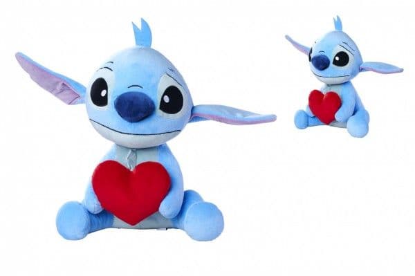 Simba Disney Stitch-pelsdyr med hjerte 50 cm original