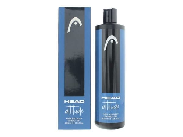 Head, Attitude, Shower Gel & Shampoo 2-In-1, 400 ml