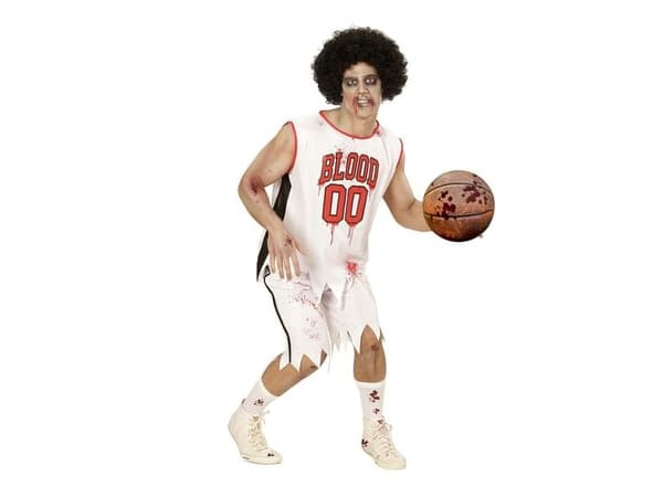 Zombie basketball spiller kostume