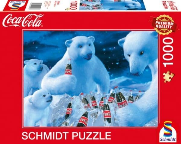 Puslespill 1000 Coca-Cola isbjørner 109961