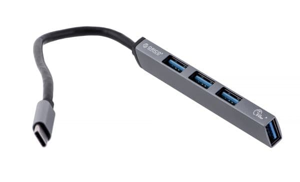 ORICO HUB USB-C 4XUSB-A 3.1 GEN1, 5GBPS, ALU