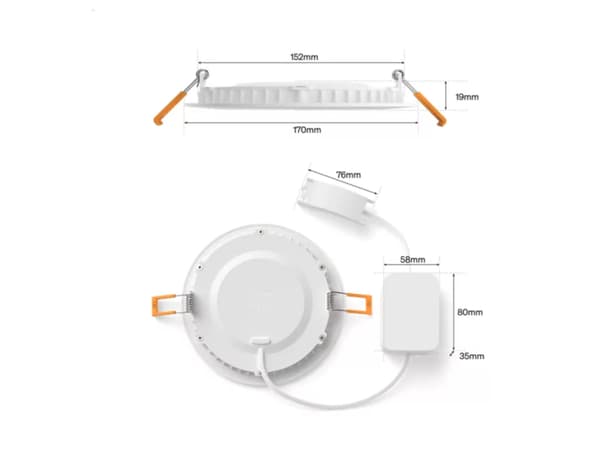 Hue WACA Slim downlight L (170mm) White