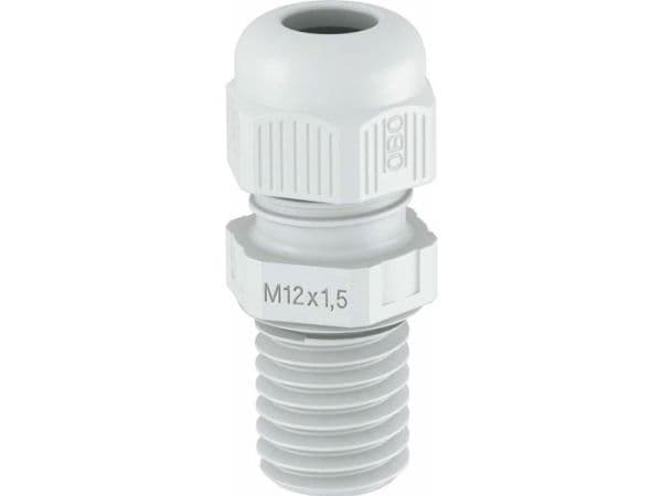 Obo Bettermann 2022951, Ljusgrå, Polyamid, Rak, M32, 1,5 cm, IP68