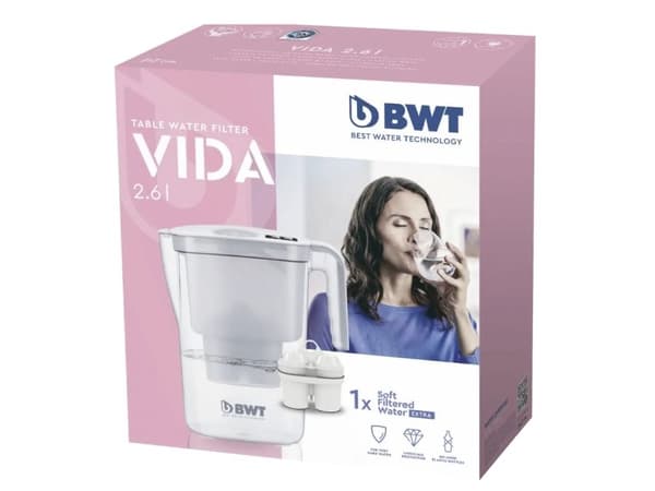 BWT 305497, Manuellt vattenfilter, 2,6 l, Vit