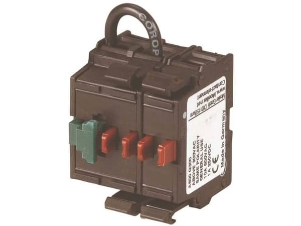 Eaton M22-K02SMC10, Sort, 0,5 - 2,5 mm², -25 - 70 °C