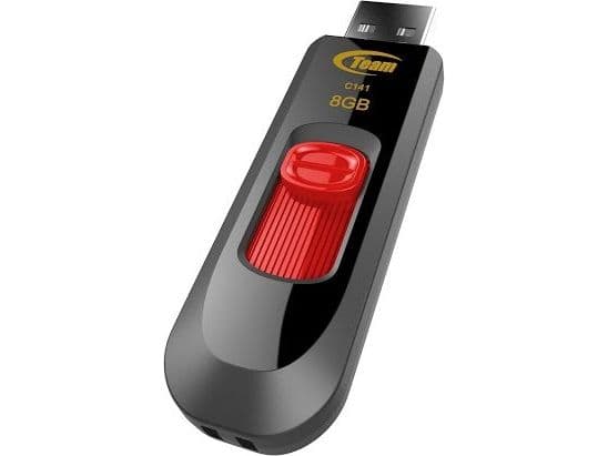 Team USB Disk C145 - USB flash-enhet - 8 GB - USB 3.0 - röd