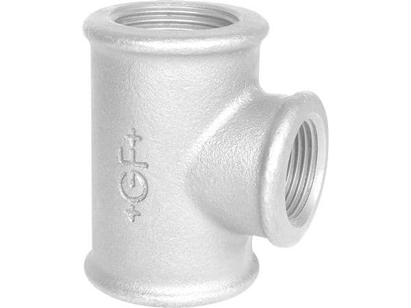 Tee galvaniseret 2 x 1 x 2