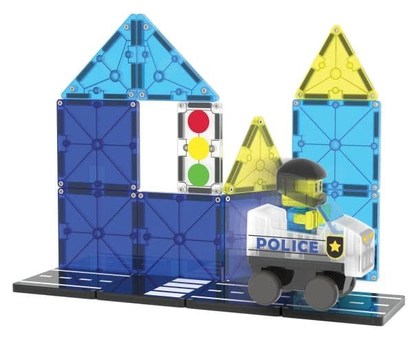 MAGNA-TILES Polispatrull 20 delar