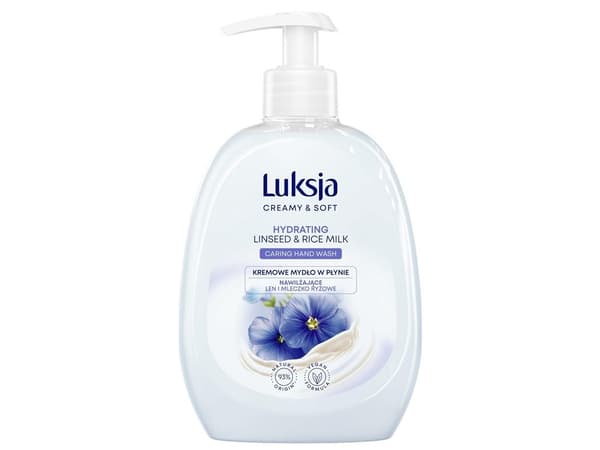 Luxja Creany & Soft Moisturizing flytande tvål Lin & Rismjölk 500 ml