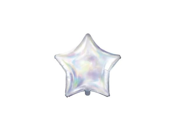 Folieballon Stjerne, perlemor
