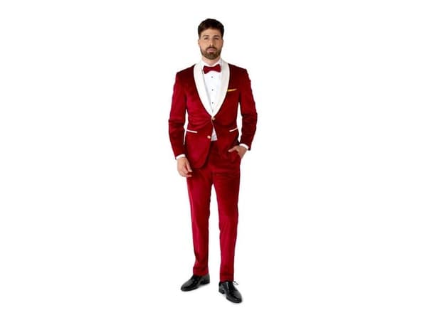 Rød julesmoking OppoSuits