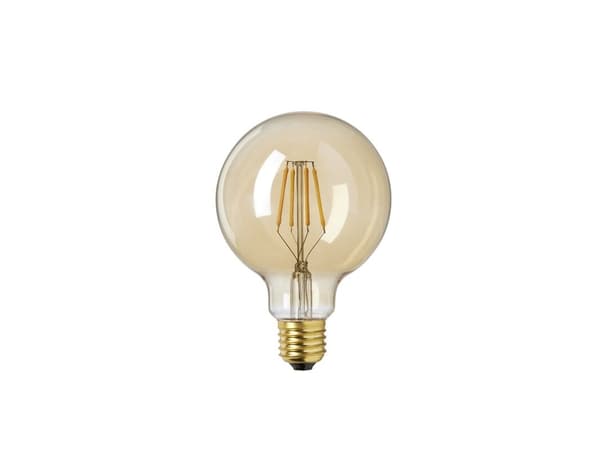 HEHKULAMPPU LED 4W GLOBE BASIC KULTAINEN LASI Ø95