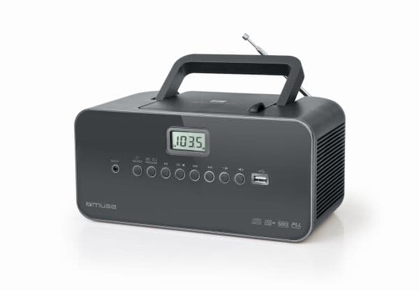 Muse M-28 DG, 1,4 kg, Sort, Bærbar CD-spiller