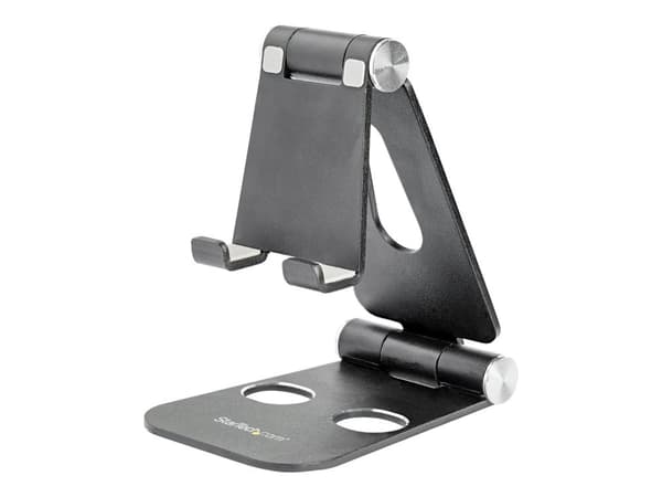 Startech Phone and Tablet Stand, Foldable Universal Mobile Device Holder for Smartphones & Tablets, Adjustable Multi-Angle Viewing Ergonomic Cell P...