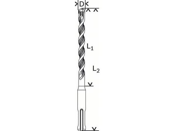 BOSCH borr SDS Plus 18 x 450mm PLUS-1