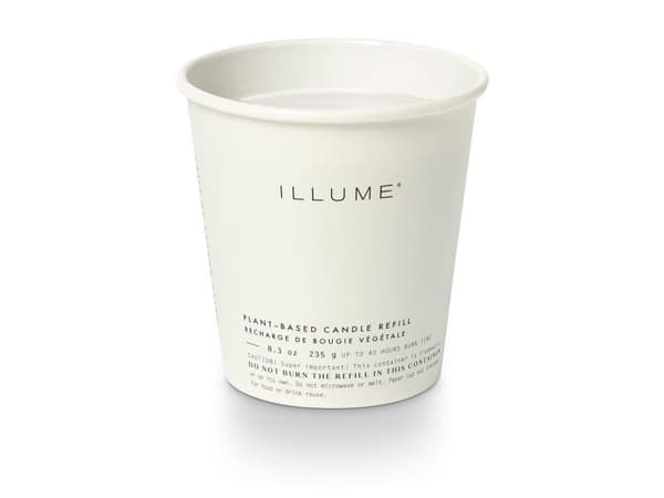 ILLUME påfyll duftlys kokosmelk mango, hvit