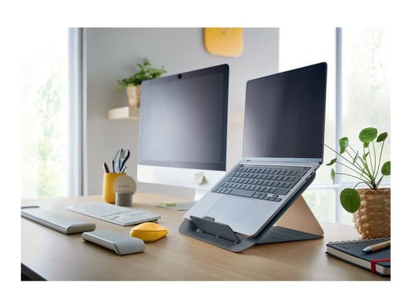 Leitz Ergo Cosy - Notebookstativ - 13" - 17" - fløyelsgrå