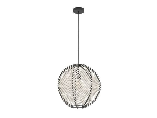 EGLO WAVERTON pendellampe Ø480 E27 sort/tre/hvit