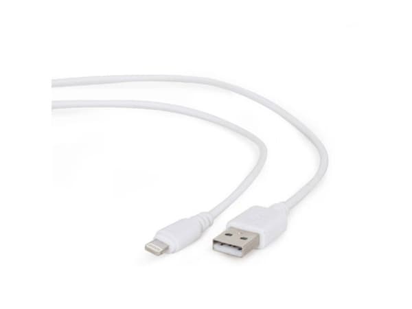 Cablexpert - Lightning-kabel - USB hann til Lightning hann - 1 m - skjermet - hvit