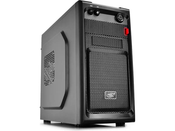 DeepCool DP-MATX-SMTR, PC, Sort, Micro ATX, Mini-ITX, Plast, SPCC, ATX, PS2, 80,90,120 mm