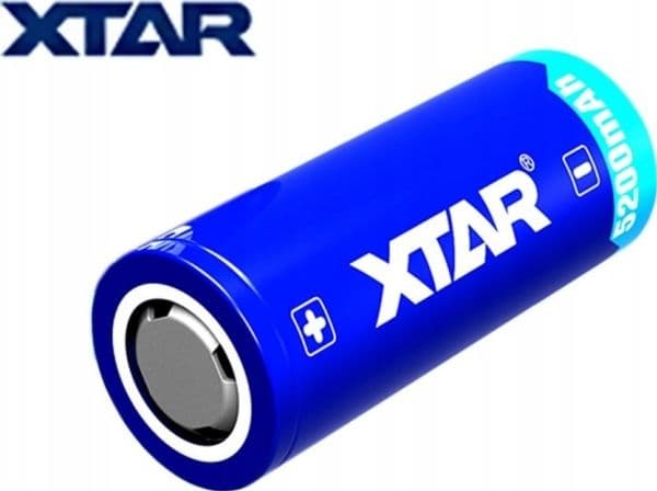Xtar Xtar 26650 5200mAh 3,6V - 3,7V skyddad ( PCB )