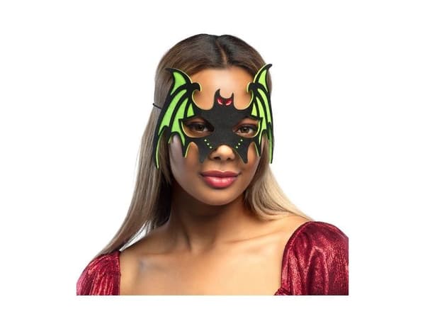 Grønn flaggermus øyemaske