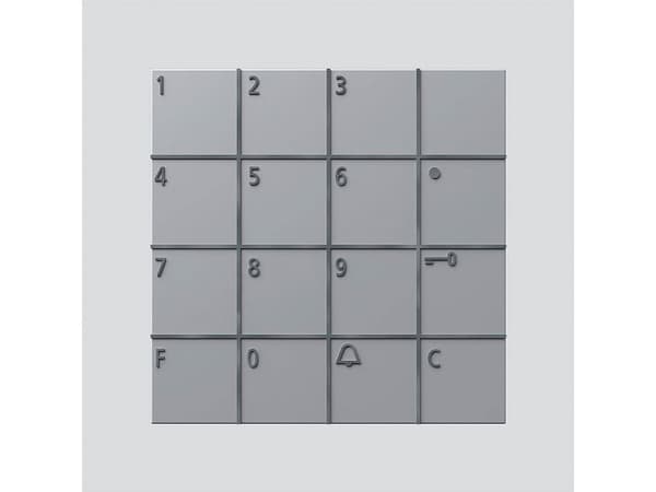 Kodermodul COM 611-02 SM sølv (200036514-00)