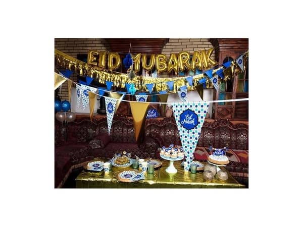 Eid Mubarak papperstallrikar, 23 cm