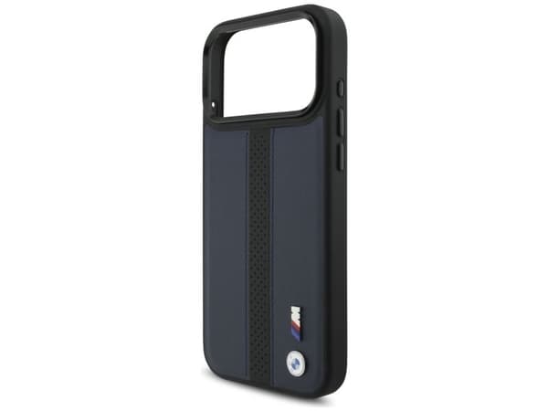 BMW M perforert stripe-logo MagSafe-telefondeksel til iPhone 17 Pro Max - navyblå