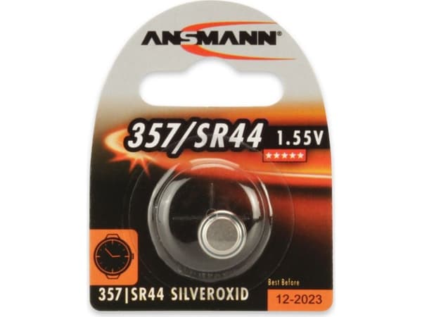 ANSMANN - Batteri SR44 - sølvoksid - 158 mAh