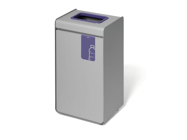 Avfallsbehållare durasort® 55 l plast för förpackningar