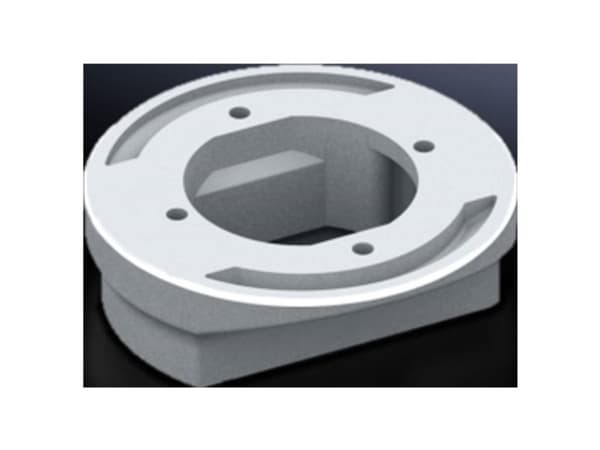 Rittal CP 6212.500, Aluminium, Grå