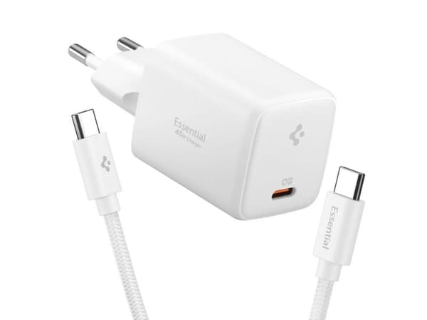 Spigen EE451EU Essential USB-C vegglader 45W - hvit