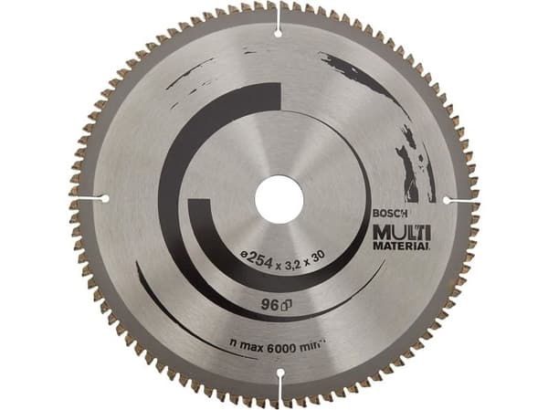 Bosch Multi Material - Sirkelformet sagblad - for multiformål - 254 mm - 96 tenner