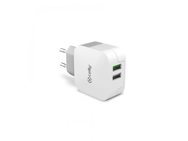 Celly TC2USBTURBO - Strömadapter - 3.4 A (2 x USB)
