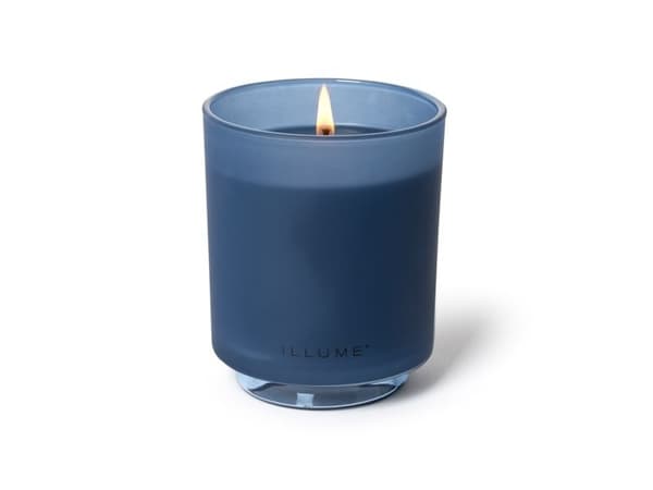 ILLUME Citrus Crush Box Glass Candle, Blå,