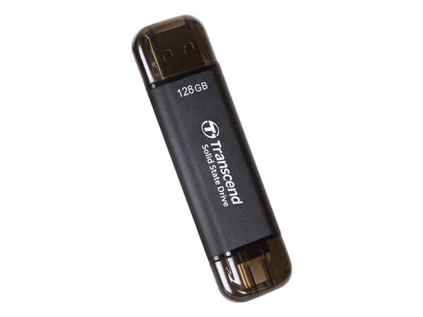 Ulkoinen SSD|TRANSCEND|ESD310C|128GB|USB-C|USB|3D NAND|TS128GESD310C